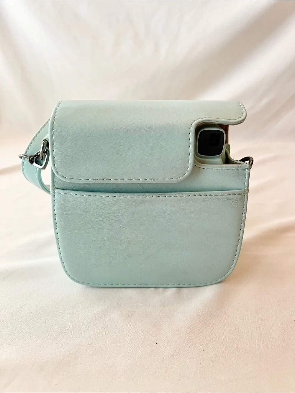 Fujifilm Instax Mini 9 Ice Blue Instant Camera Bundle Case Film Accessories